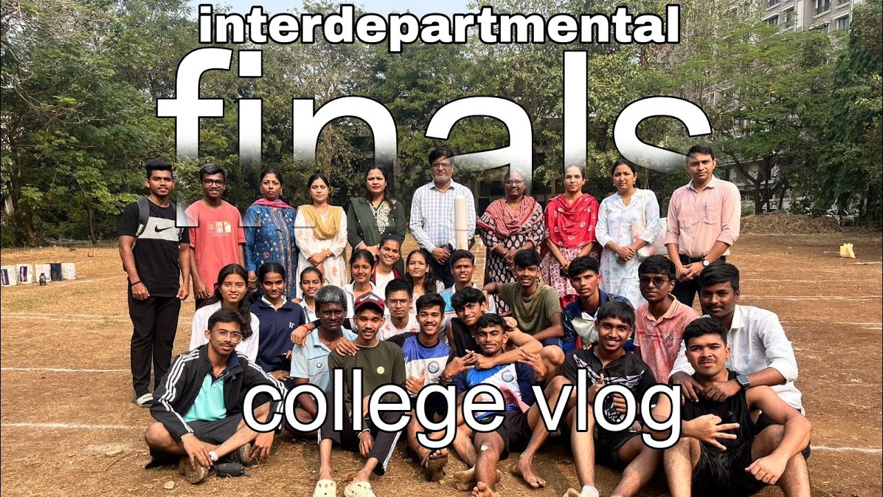 Interdepartmental finals...... Kho-kho final match | College vlog |civil vs Electronics gpm 