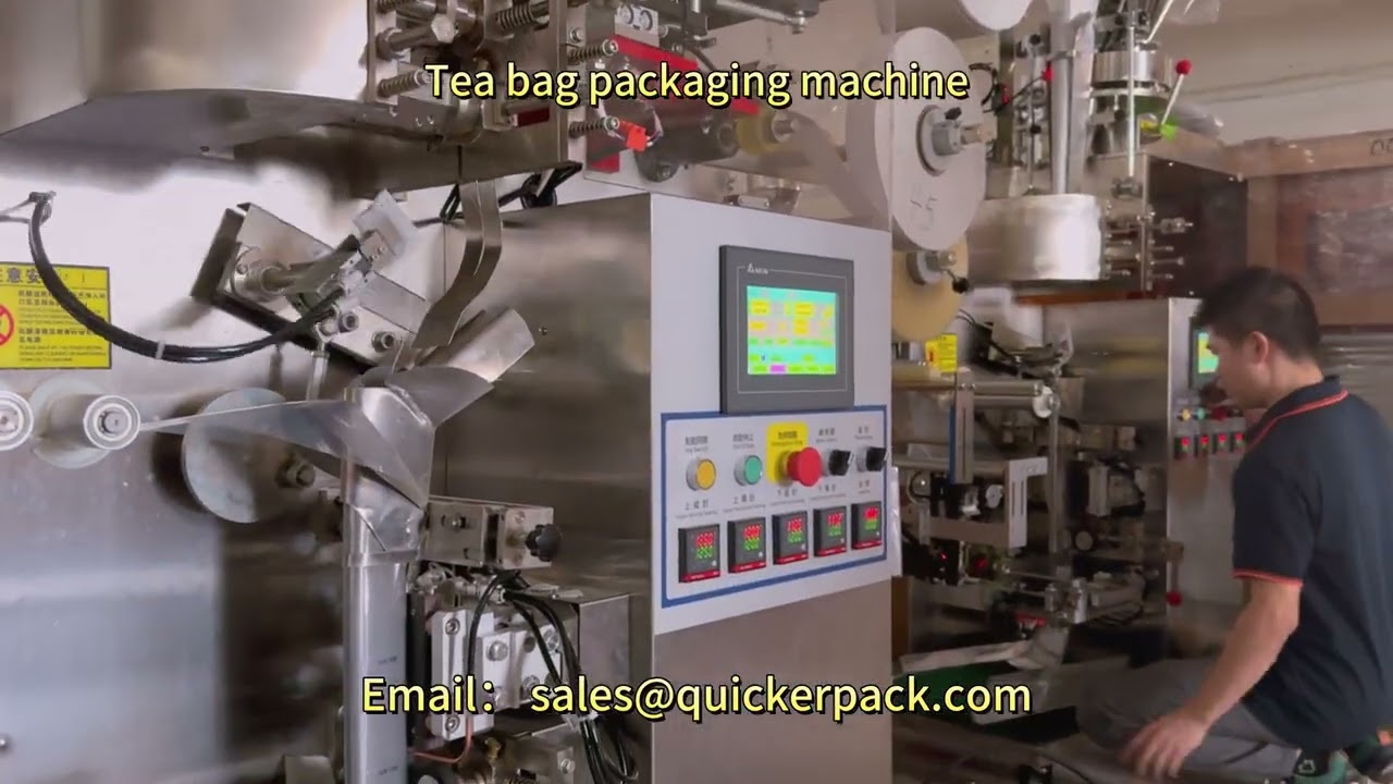 Single chamber filter paper tea bag packaging machine for Indonesian black tea Delivery 