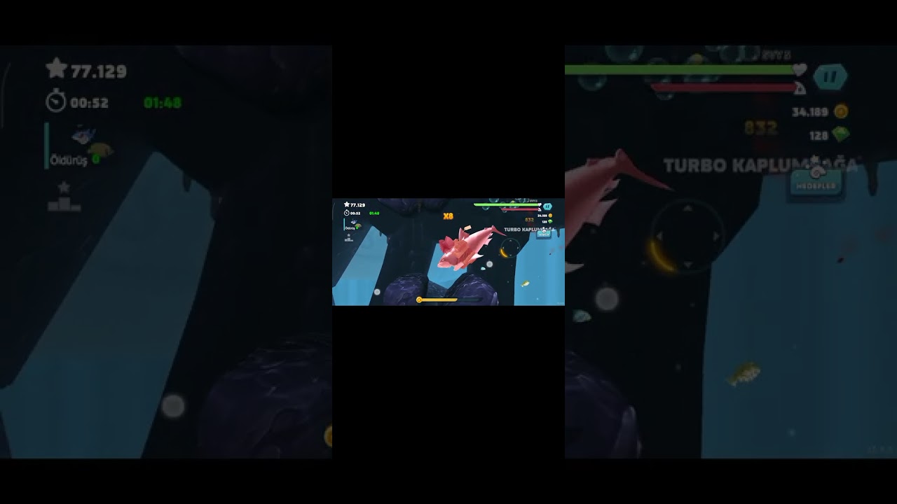 Hungry shark oynunda köpek balığım renk değiştirdi