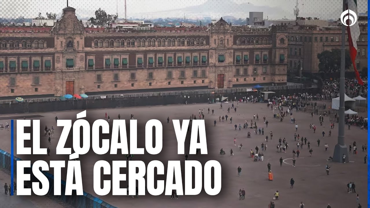 ¡Tensión en CDMX! Blindan el Zócalo ante la CNTE