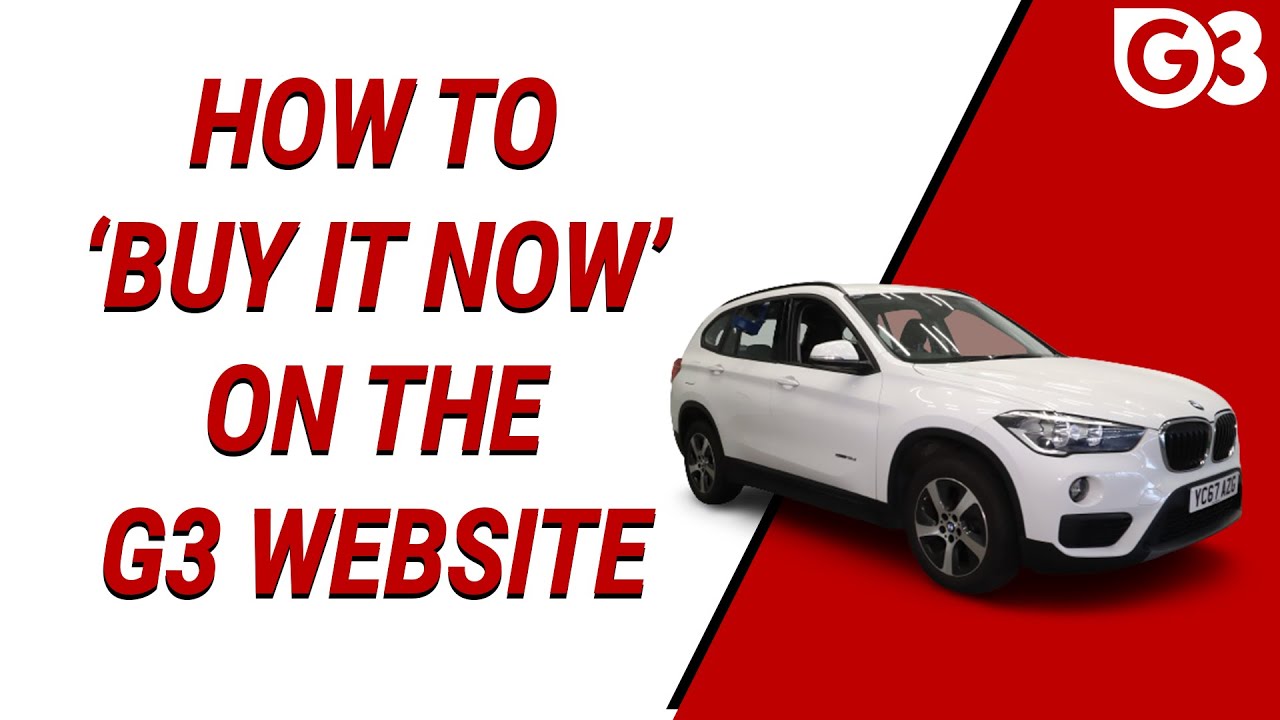 G3 Vehicle Auctions Explainer - Buy It Now Vehicles on the G3 Website