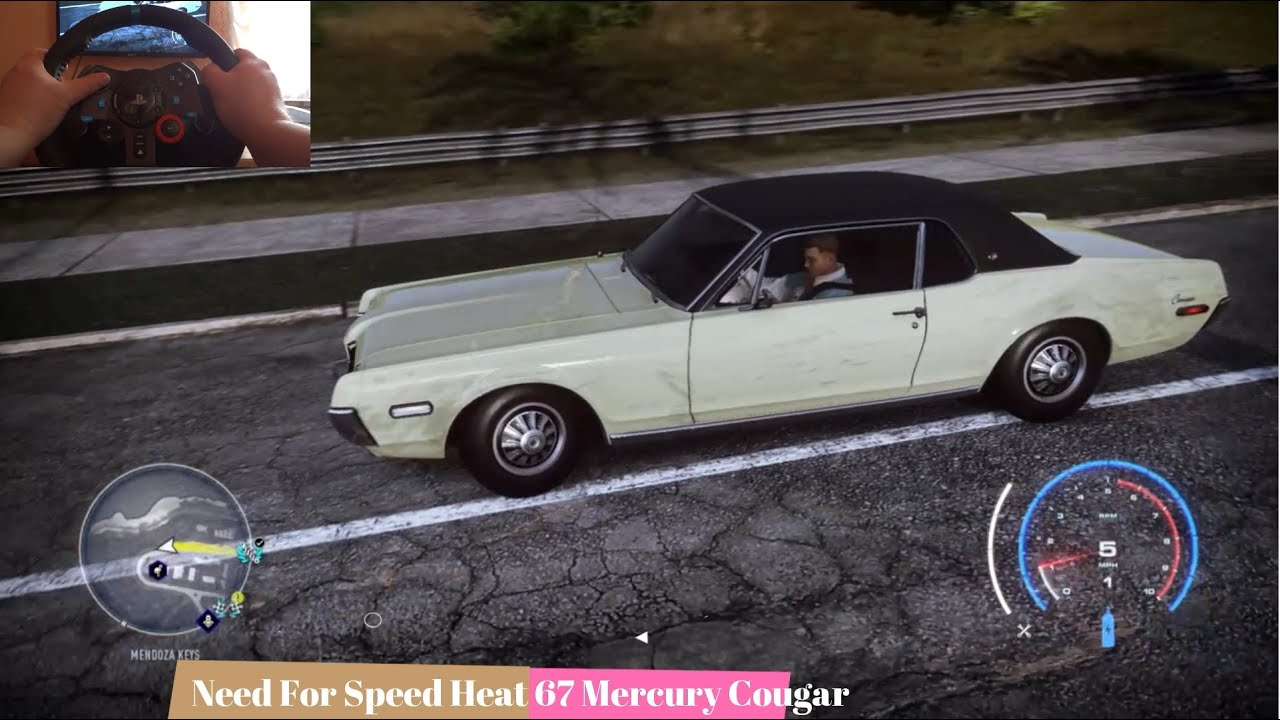 Need For Speed Heat 67 Mercury Cougar Logitech G29 1080p 60fps