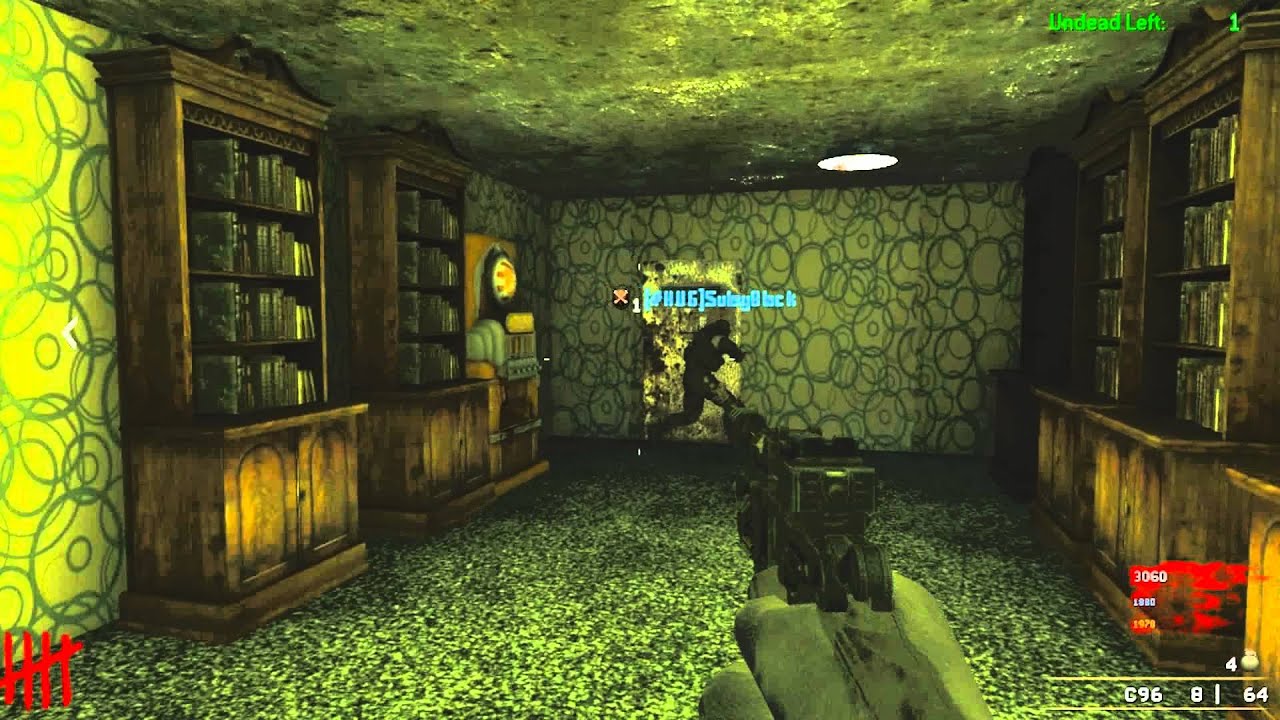 Библиотека зомби. Эпизод 1 — Call of Duty Custom Zombies (CoD Zombies) — World at War [PC HD]