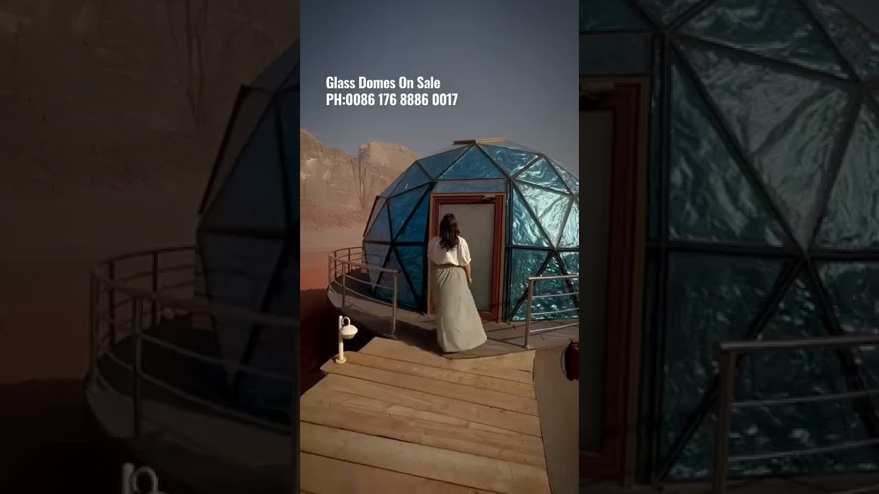 Luxury Hotel Room Glass Dome Tent In Desert