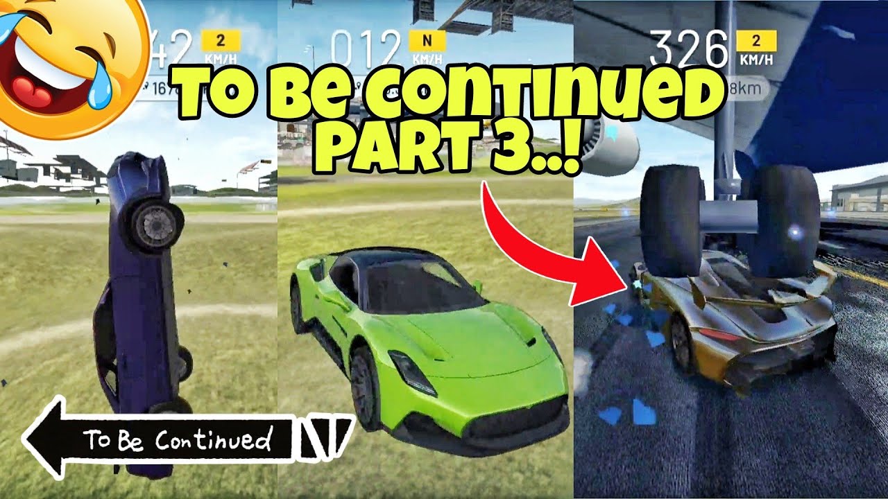 To be continued compilation😂||Part 3|| Extreme car driving simulator🔥||