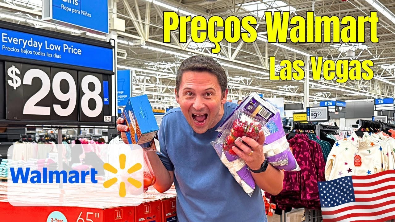 Walmart nos EUA: PREÇOS REAIS em Las Vegas | Quanto custa o mercado?