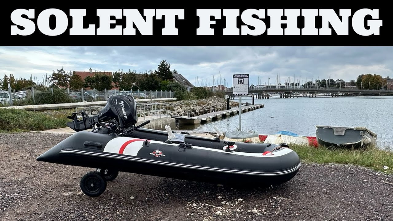 Inflatable Boat Fishing The Solent w/ @SouthCoastDangler   #Cweights #Koike