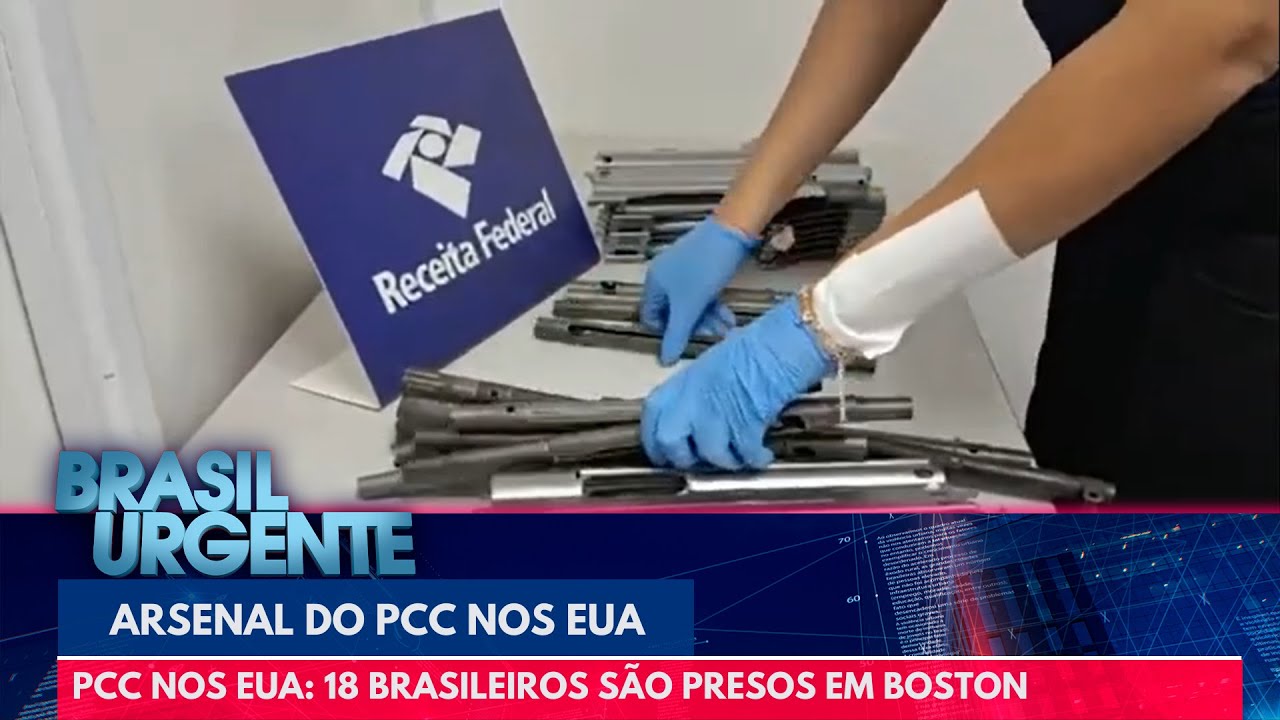 PCC nos EUA: 18 brasileiros são presos em Boston | Brasil Urgente
