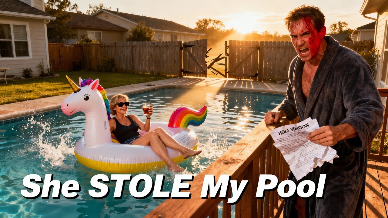 HOA President Turned My Pool Into Her Empire — So I Turned It Into Her Downfall #hoakaren #trending