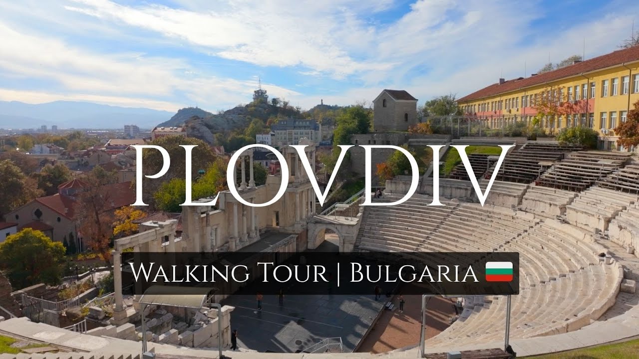 PLOVDIV BULGARIA 🇧🇬 Autumn Walking Tour 2025 | 4K