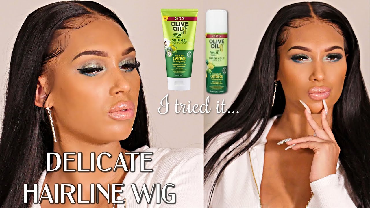 😱 BYE SALONS!! Delicate Hairline Skin MELT Wig + ORS Super Hold Spray  & Wig Grip Gel Review
