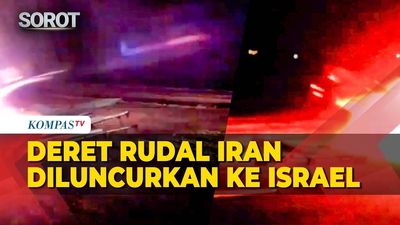 Iran Kembali Serang Israel! Rudal dan Drone Diluncurkan