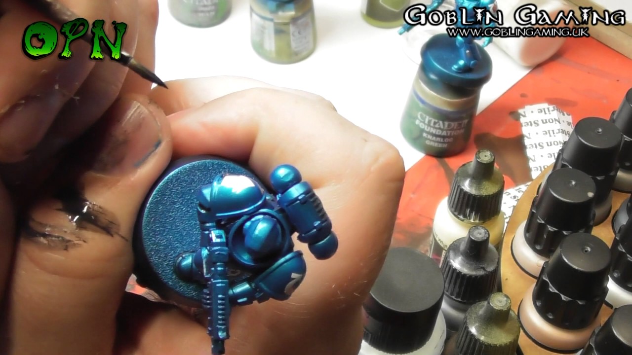 How to paint metallic Primaris Marines