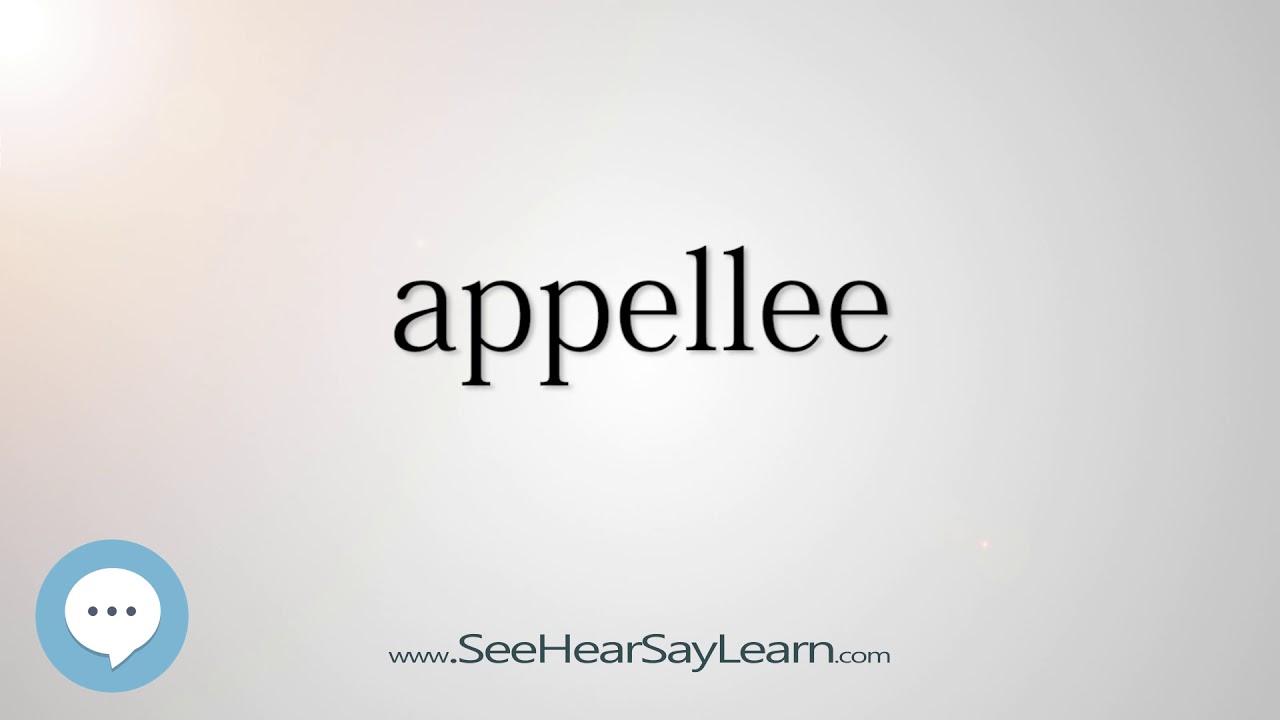 appellee (Every English Word Pronounced) 📕🔊🗣️😎✅