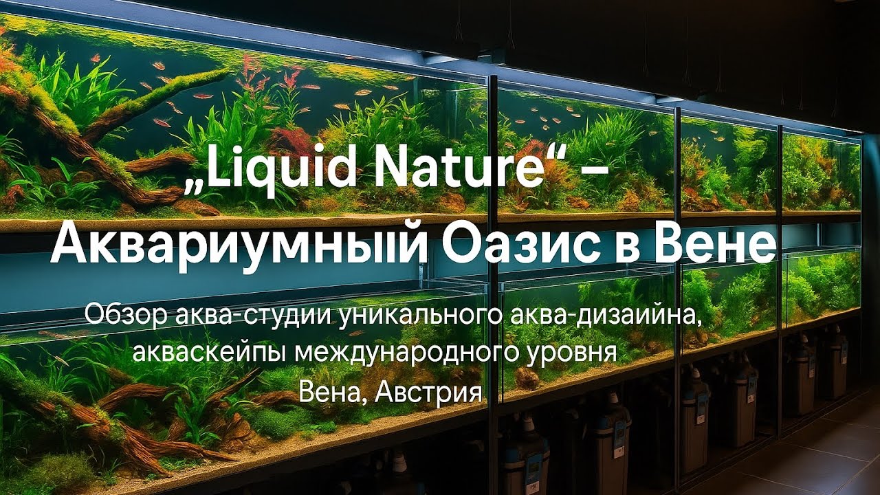 ОБЗОР: Магазин и Галерея Акваскейпинга в Австрии #LiquidNatureAquariumShop #аквариумистика #aquarium