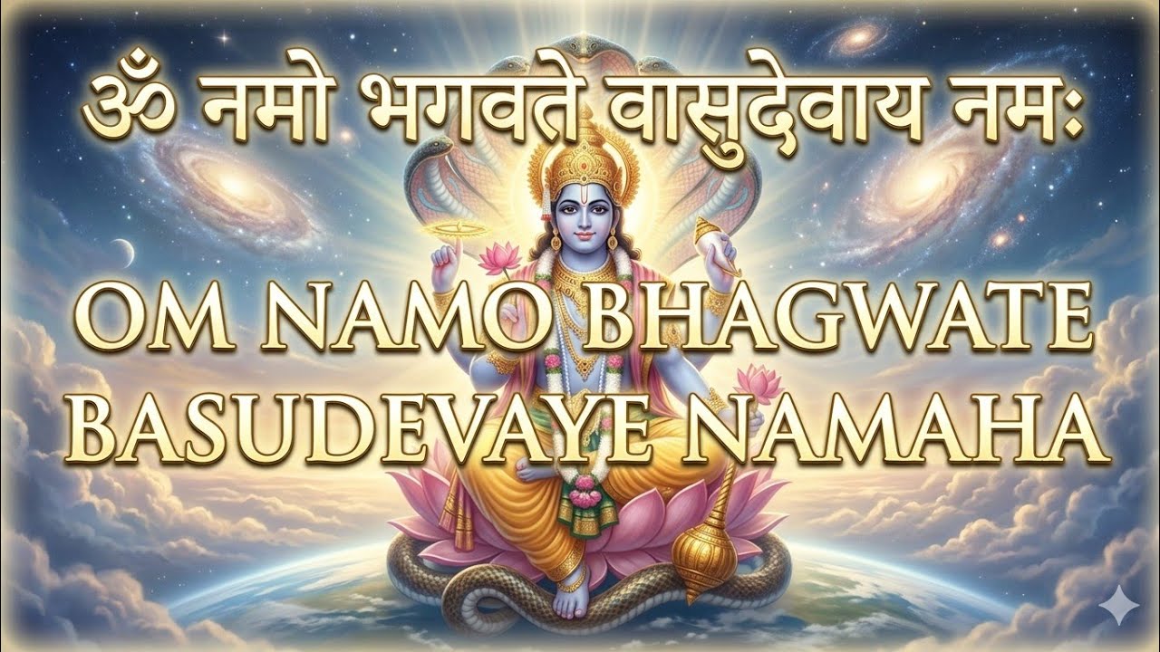 ॐ नमो भगवते वासुदेवाय नमः | Powerful Krishna Mantra Jaap