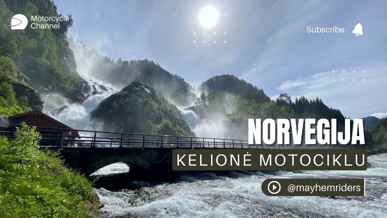 Norvegija Motociklu: Epinė kelionė per Fjordus!