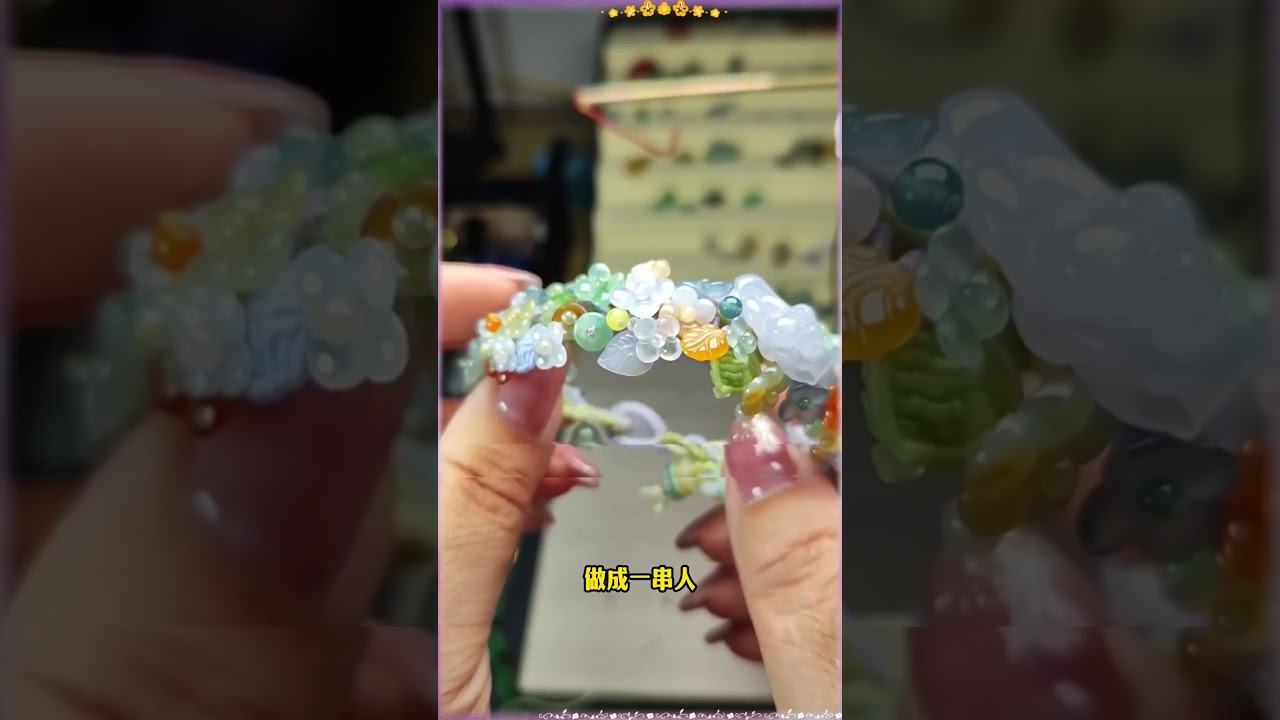 變廢為寶雕刻繁花手蓮#翡翠 #翡翠雕刻 #珠寶首飾 #翡翠掛件 #翡翠原石