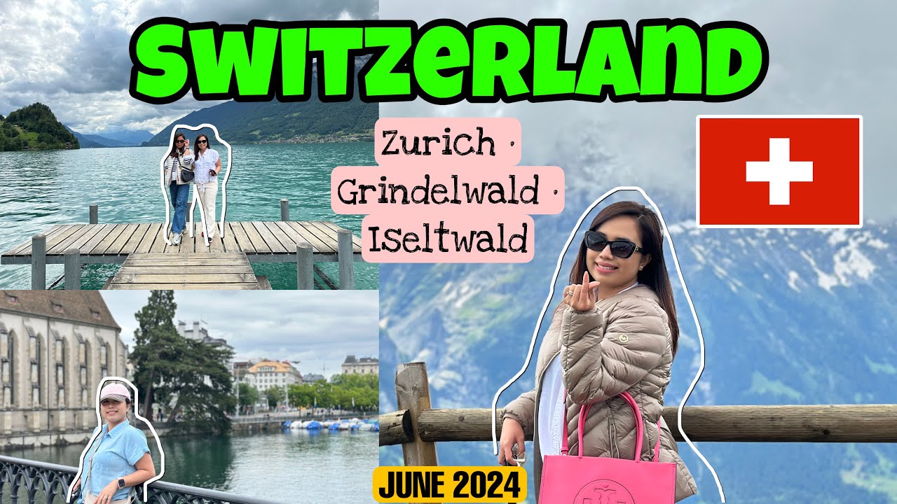 GORGEOUS SWITZERLAND!  | Zurich Walking Tour, Grindelwald First Cable Car, Iseltwald | Gail Lim RN