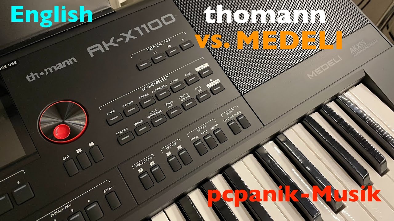 pcpanik-Musik : (EN) thomann AK-X 1100 vs. Medeli AKX10
