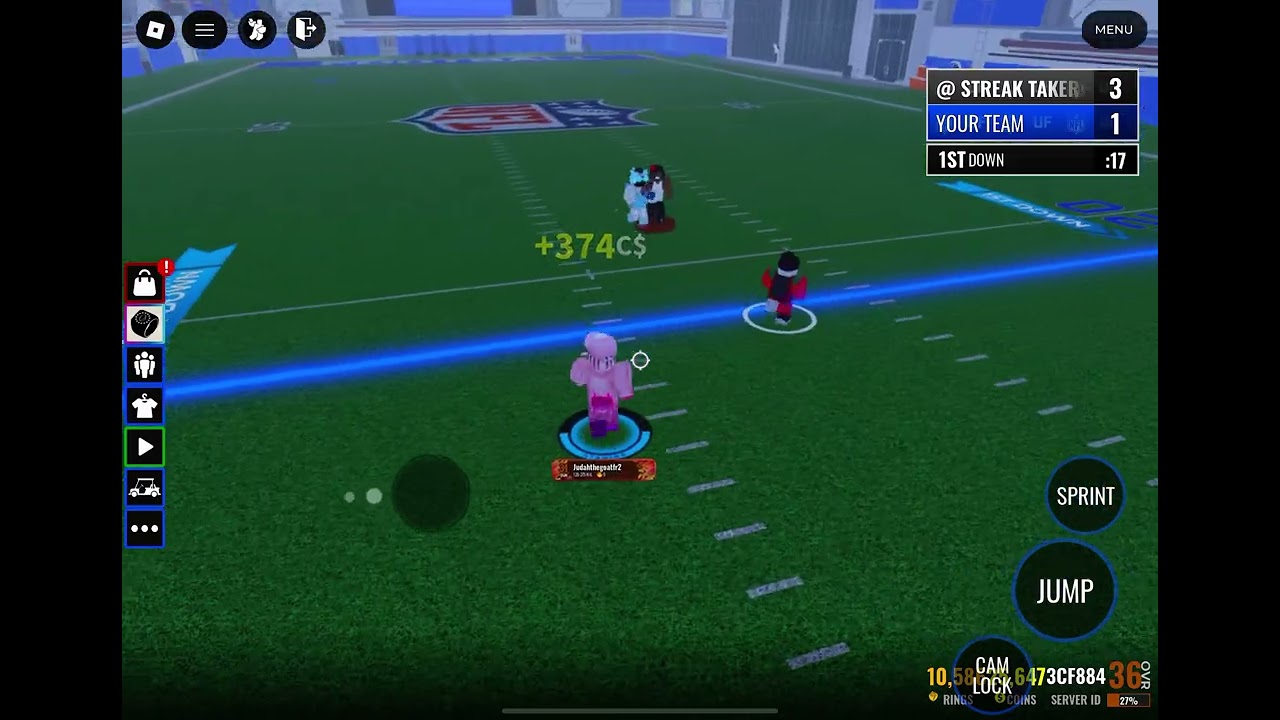 Uffff #roblox #fun #universe #universe football @judahthegoatfr2