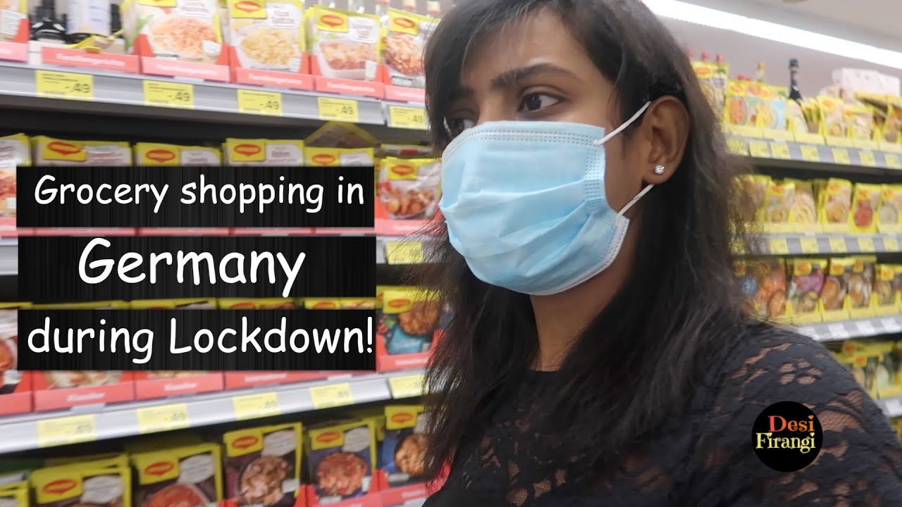 CORONA: Grocery shopping in Germany during Lockdown | Indian Youtuber in Germany | #DesiFirangi