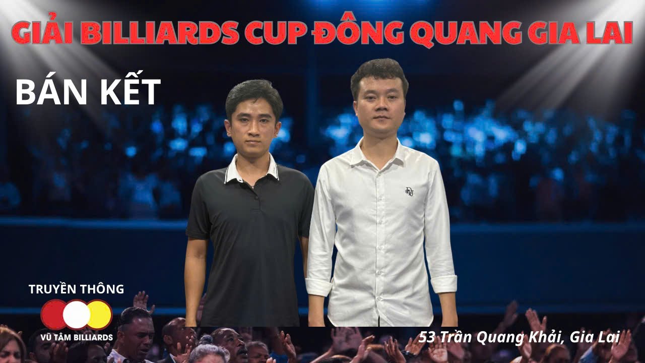 THUẬN KEN (Đông Quang) - ANH TRIẾT (3C Club) Giải Bida 3 Băng Cup Billiards Đông Quang Gia Lai. B3