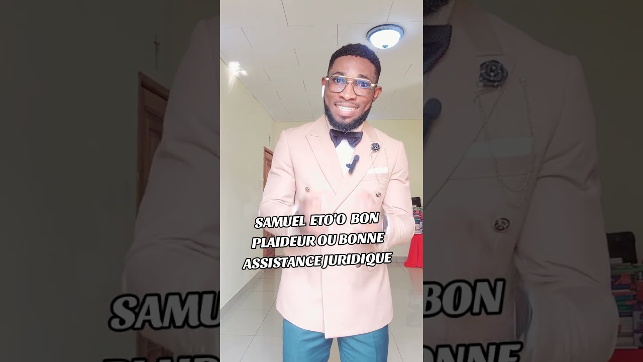 #COMMUNICATION DE #SAMUEL #ETO'O , LE REFLET D'UNE BONNE ASSISTANCE JURIDIQUE