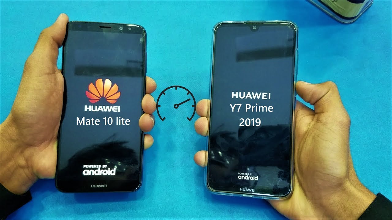 Huawei Y7 Prime (2019) vs Huawei Mate 10 Lite - Speed Test - (HD)