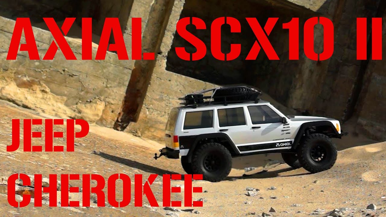 Axial SCX10 2 Jeep Cherokee first test at the beach