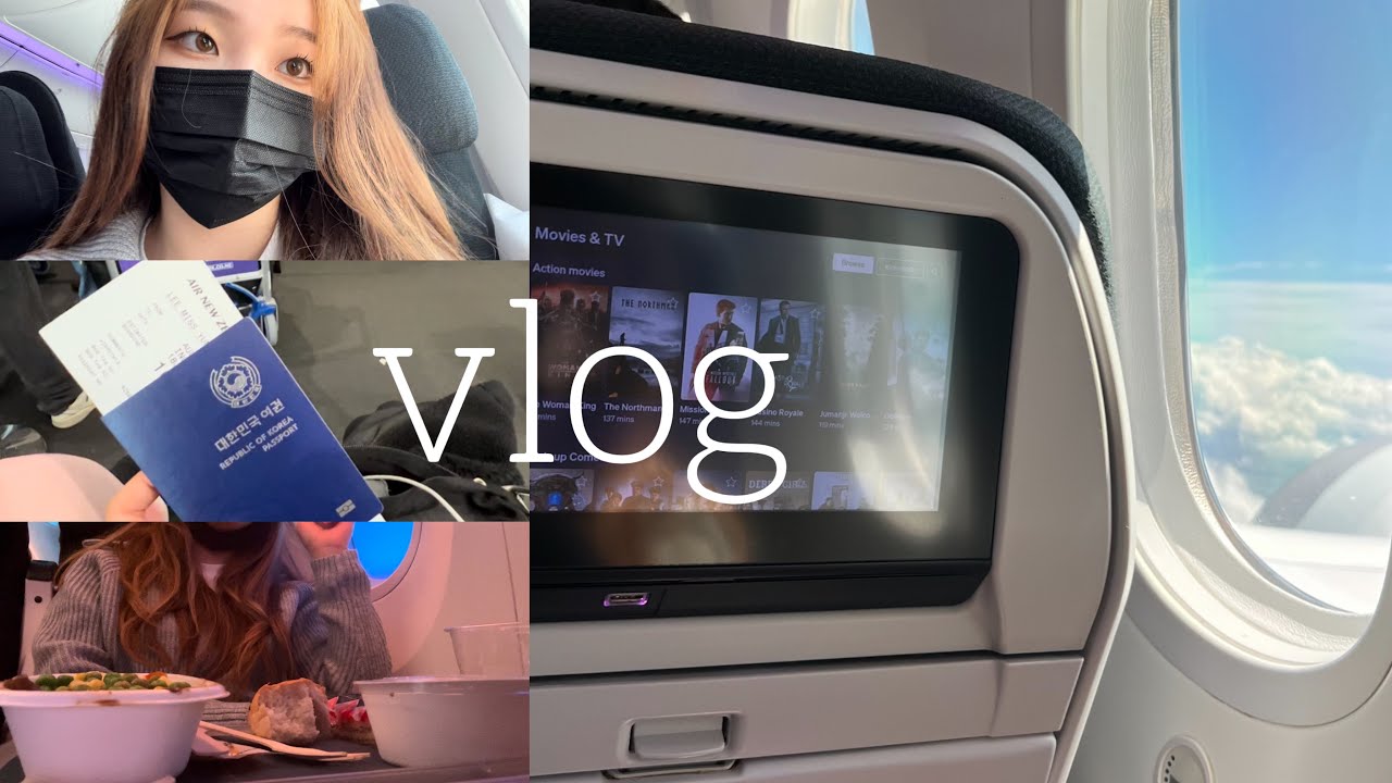 [vlog] 뉴질랜드에서 한국까지! 12시간 비행 같이 해요 | 공항, 비행기 브이로그 | Fly to Korea with me ✈️🇰🇷 | 12hr flight NZ➡️KR