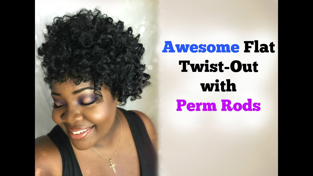 EASY Flat Twists & Perm Rods on Natural Hair |TheMindCatcher