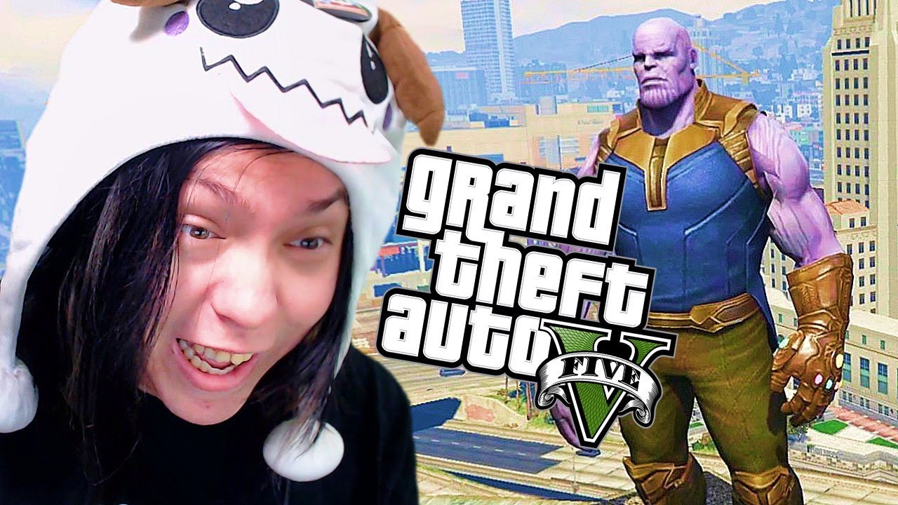 KOPASZ THANOS BEVESZI A VÁROST | GTA 5 -  MOD