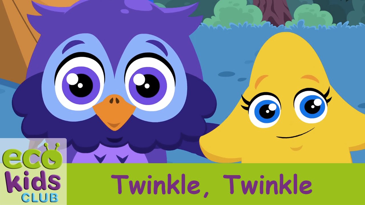Twinkle, Twinkle from EcoKids Club - Children Nursery Rhyme - Kids Songs