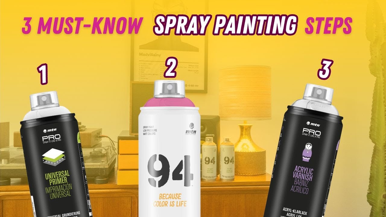 How to Spray Paint Like a Pro: 3 Must-Know Steps – Prep, Paint, Protect