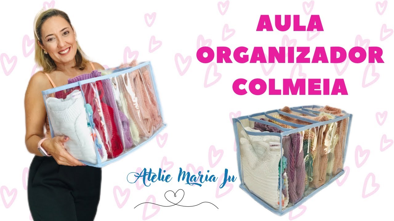 Aula Organizador Colmeia - Clase organizadora - Fácil e muito útil!!