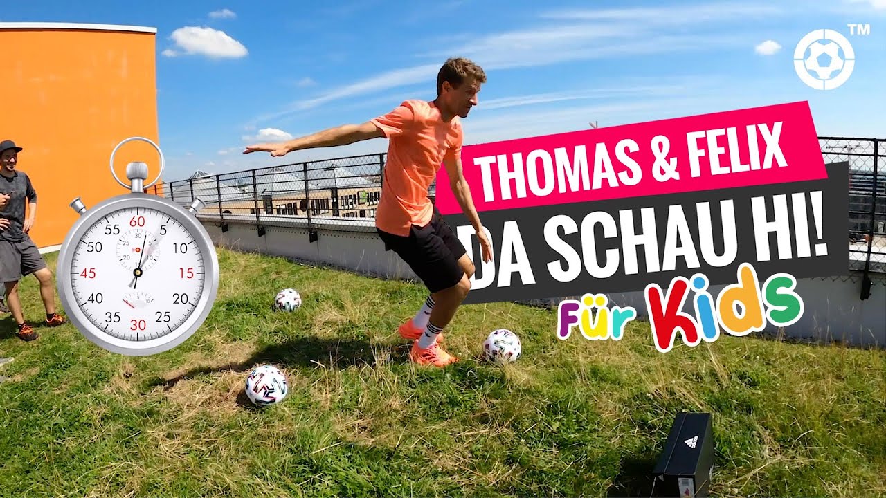 Bewegungsübungen für Kinder mit Thomas Müller & Felix Neureuther