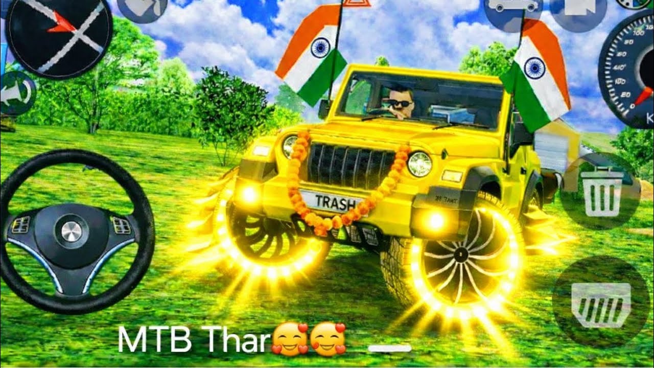 Modified Mahindra Thar😈Games:Indian yellow Thar (Gadi Wala Games) Car Game Android Game#2026​​​Part6