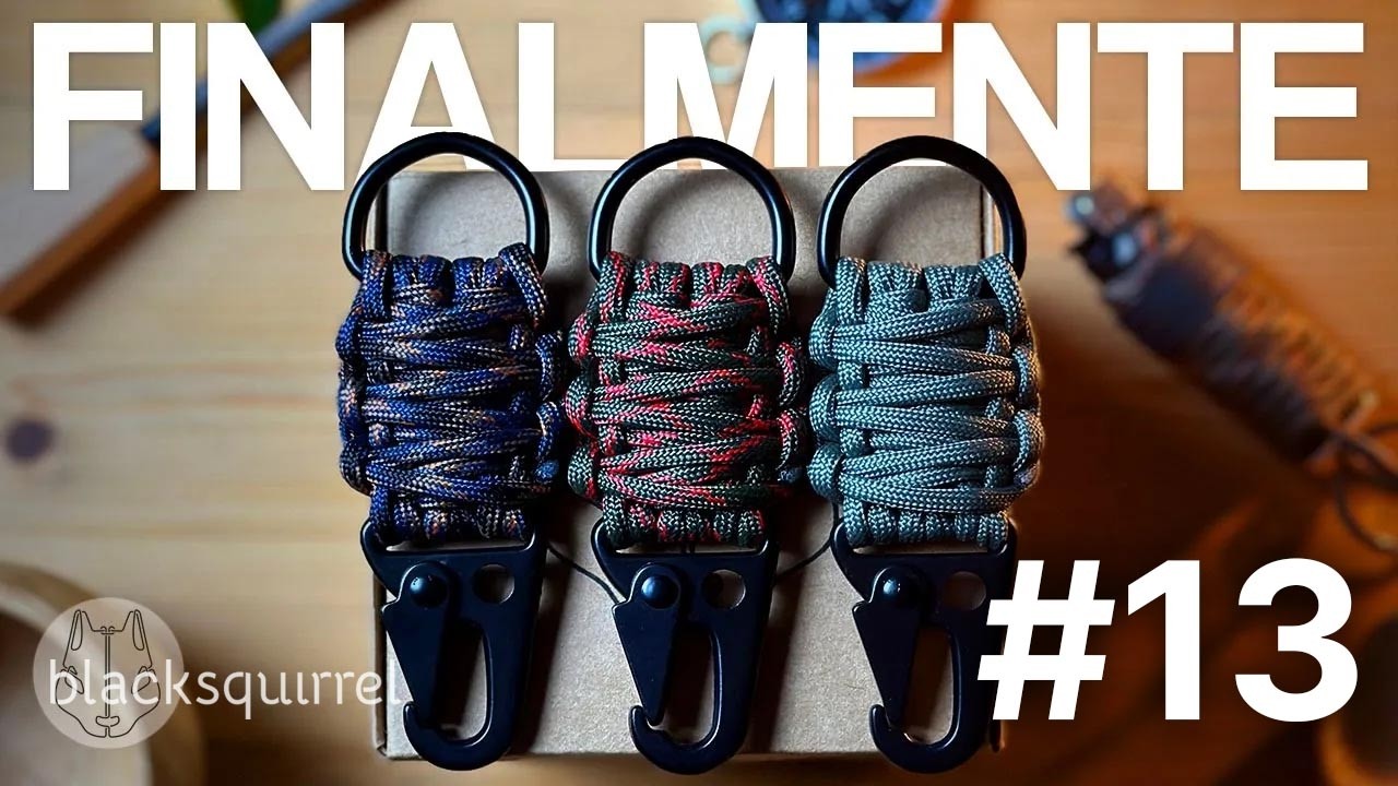 Come realizzare portachiavi in paracord D-POCKET | Tutorial #13 blacksquirrel italiano