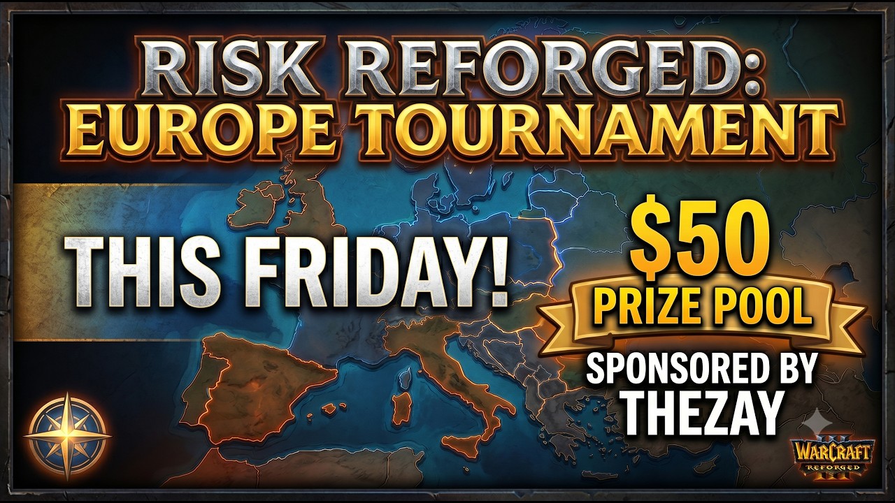 🔴 LIVE: $50 Risk FFA Tournament! | Warcraft 3