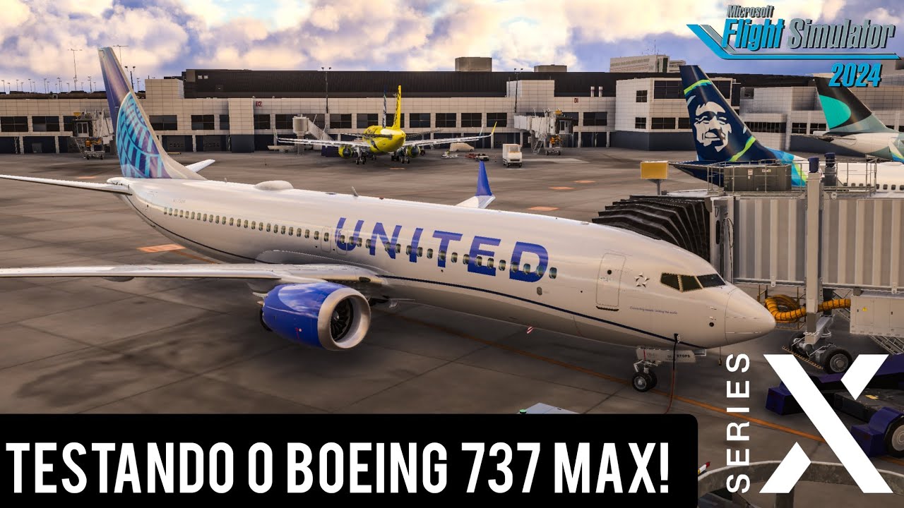 MSFS2024 Boeing 737 MAX-8 da ASOBO • Testanto em voo! (XBOX Series X)
