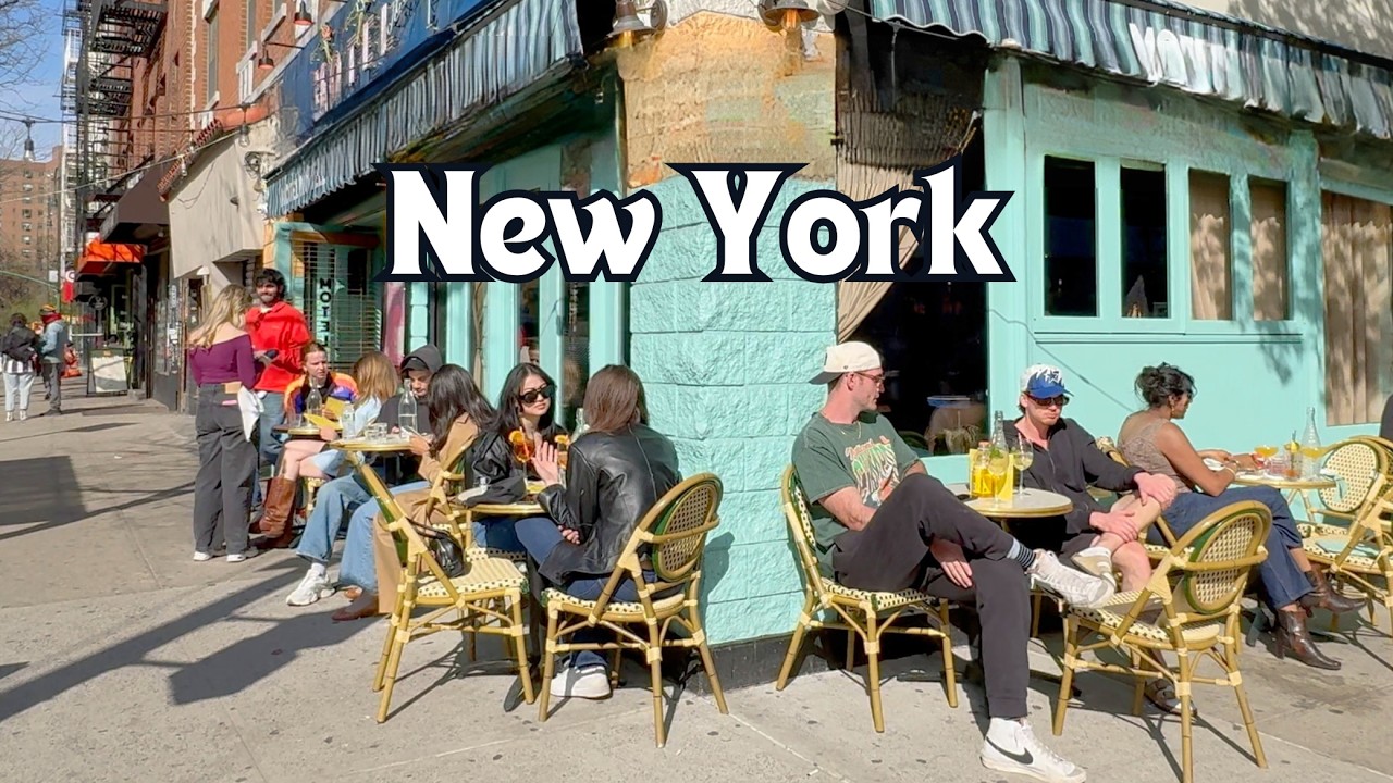 New York City Street Life in Spring 🌸 East Village Walk | 4K