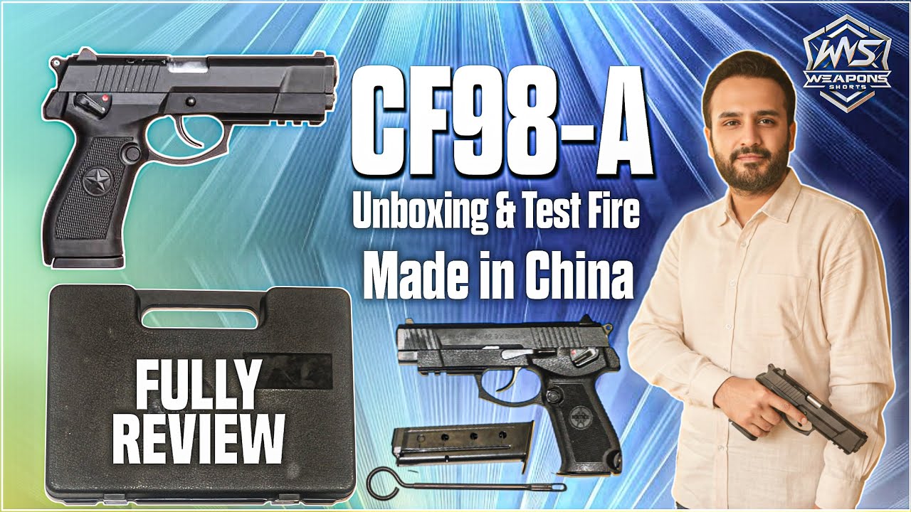 CF98-A 9mm Pistol Review & Test Fire | Norinco | Self-Defense & Safety Demonstration
