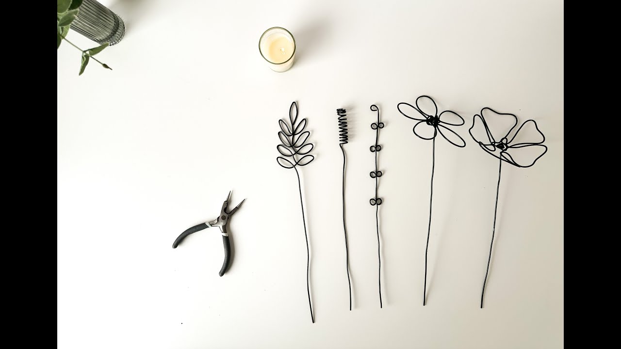 DIY Wire Flowers 🌸 ASMR Relaxation Video