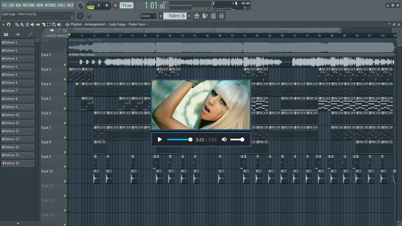 Lady Gaga - Poker Face (full remake)