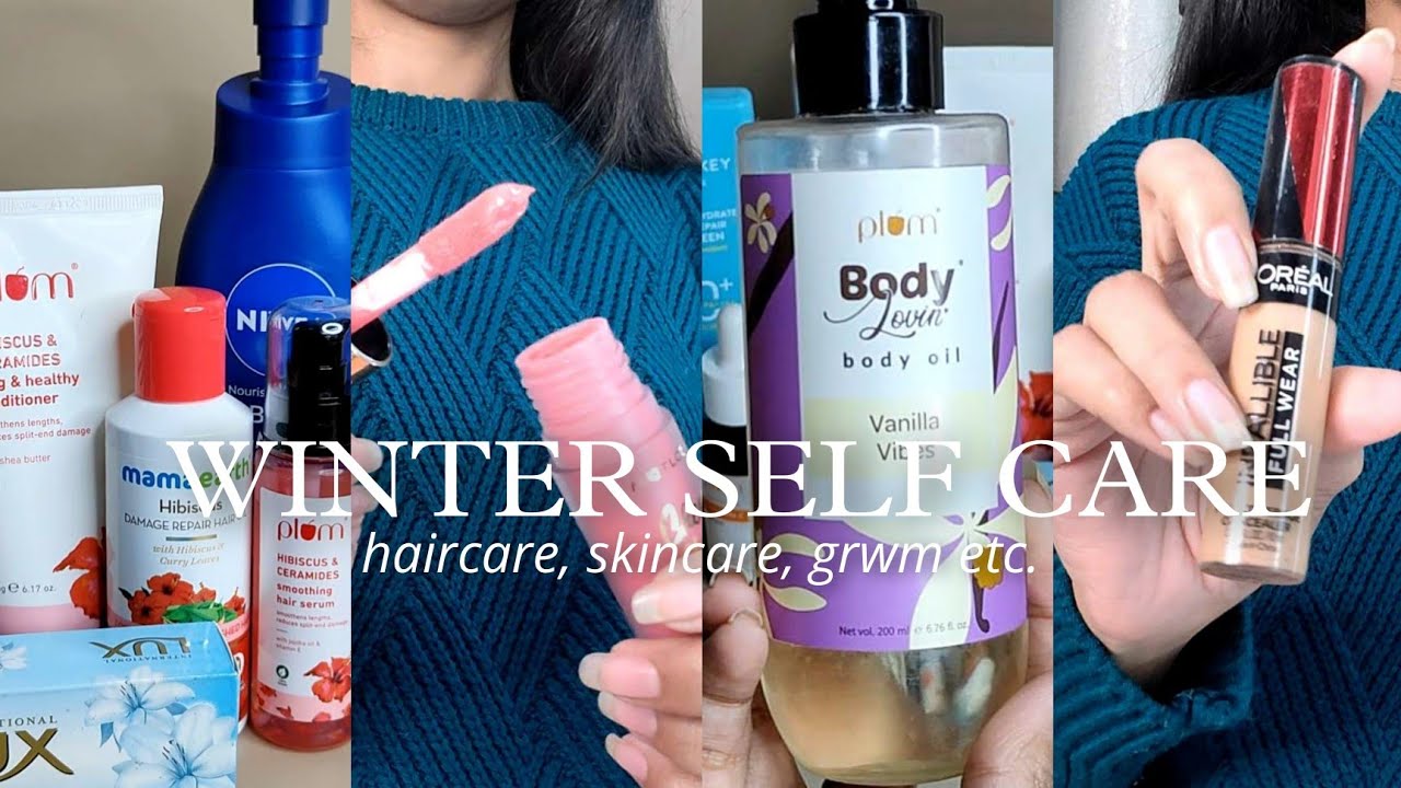 winter self care routine 🎀🌨️ self care vlog, haircare, skincare, grwm, declutter, winter glow up etc