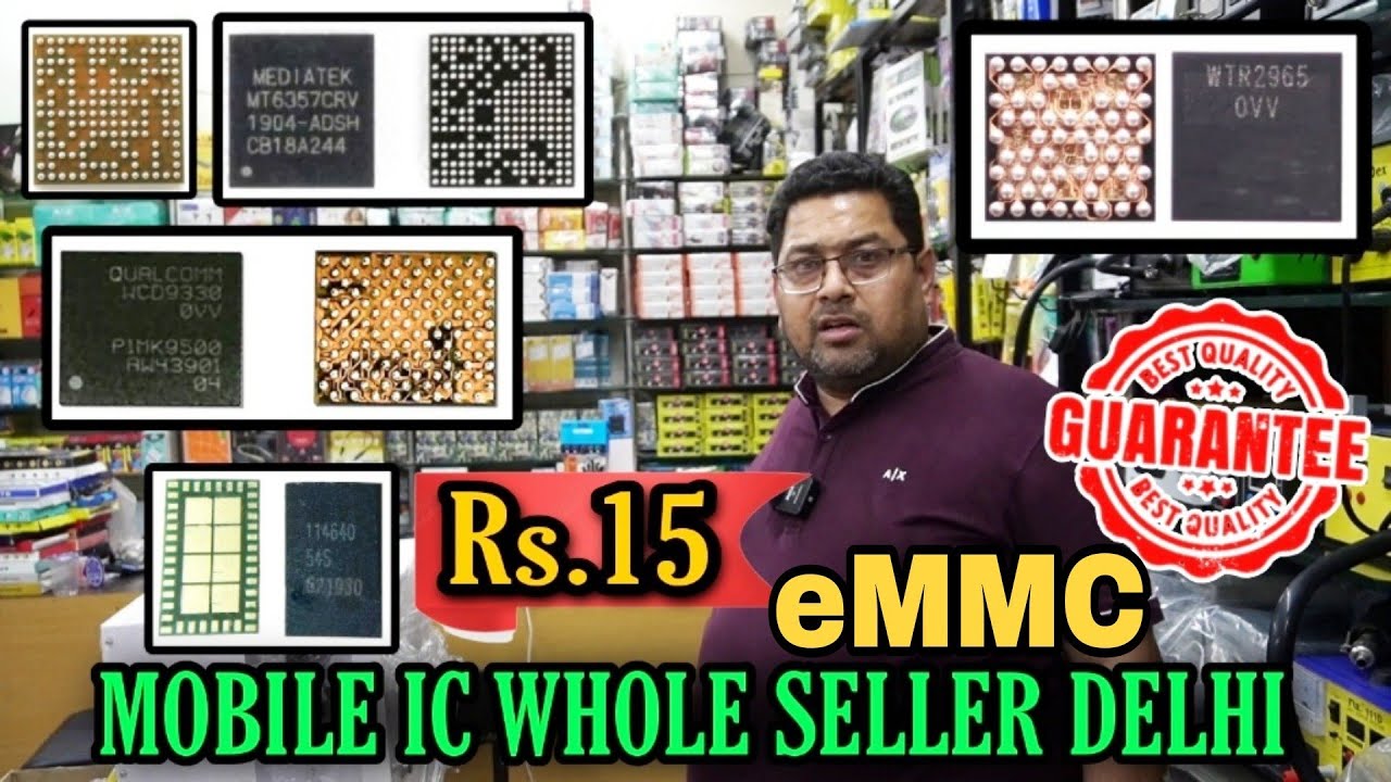 100% Original Mobile IC Wholesaler in Delhi || Mobile Accessories Wholesale Market in Delhi #ic