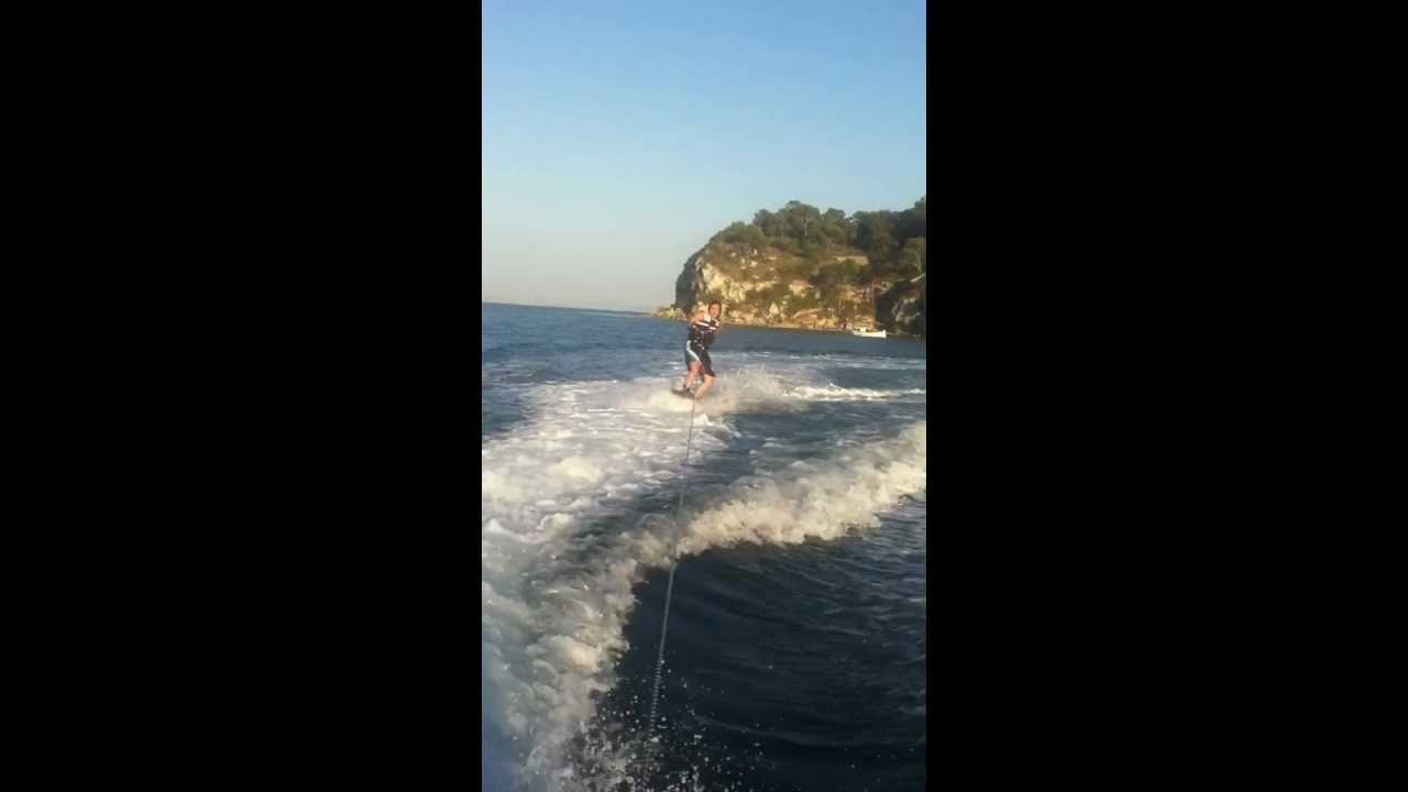 Daniella Wakeboarding 1st time!