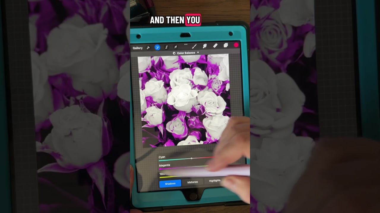How to Use Procreate Color Balance | Full Canvas + Pencil Mode Tutorial