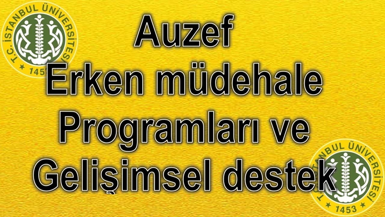 ERKEN M&Uuml;DAHALE PROGRAMLARI VE GELİŞİMSEL DESTEK - &Ccedil;IKMIŞ SESLİ SORULARI - AUZEF A&Ouml;F
